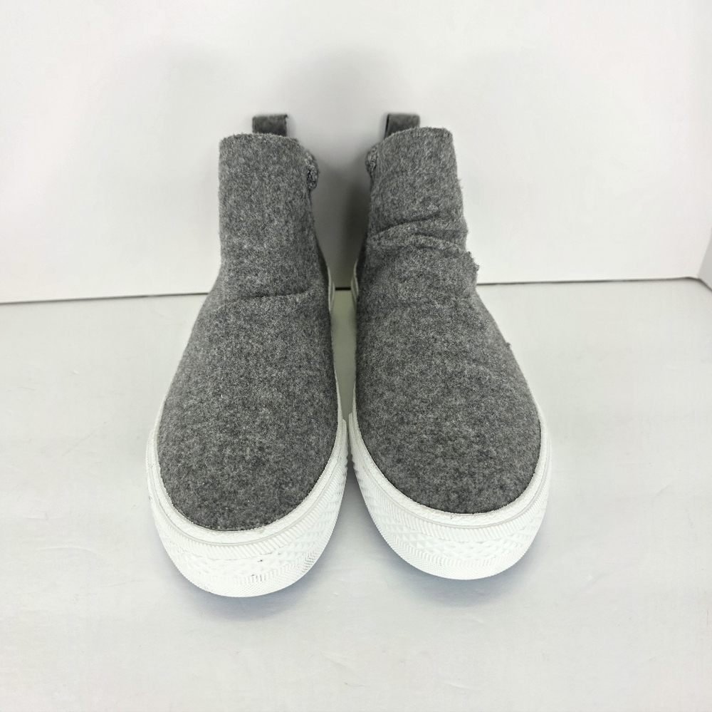 Blowfish Malibu Walkabout High-Top Sneakers Grey Flannel Zip Women's Size 7M - Picture 8 of 12